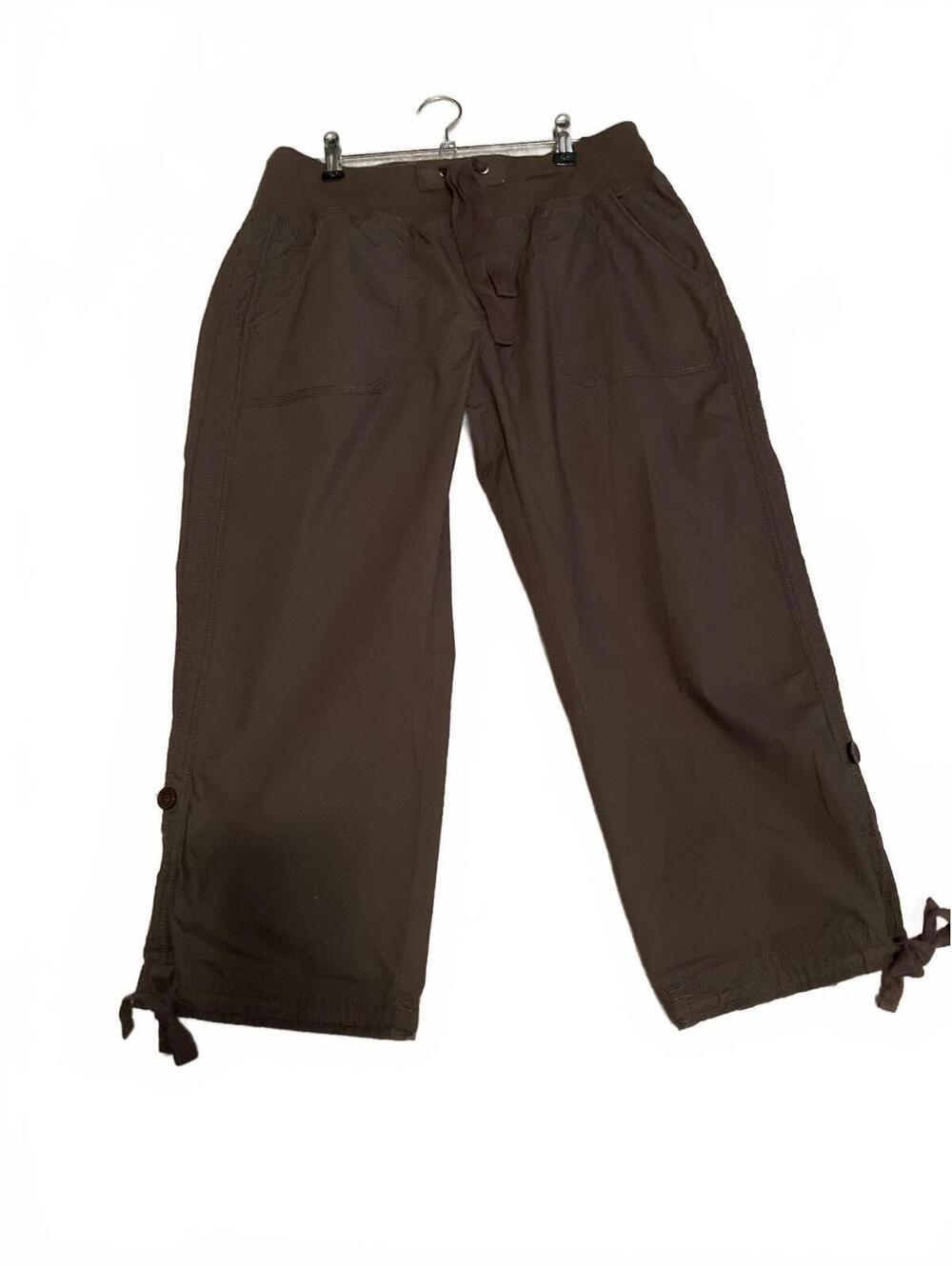NWT Calvin Klein Cropped Casual Pants with Drawstring #244
